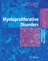 Immagine di copertina: Myeloproliferative Disorders 1st edition 9783540345053