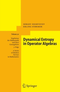 Imagen de portada: Dynamical Entropy in Operator Algebras 9783642071041