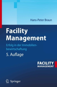 Cover image: Facility Management 5th edition 9783540347019