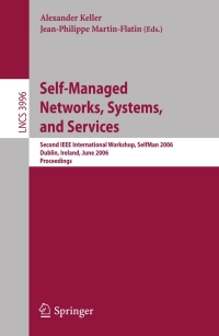 Cover image: Self-Managed Networks, Systems, and Services 1st edition 9783540347392