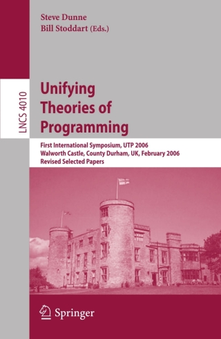 Titelbild: Unifying Theories of Programming 1st edition 9783540347507