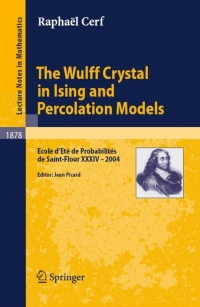 Cover image: The Wulff Crystal in Ising and Percolation Models 9783540309888