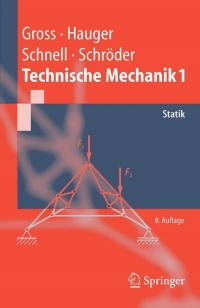 Cover image: Technische Mechanik 1 8th edition 9783540221661