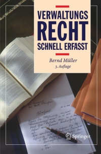 Titelbild: Verwaltungsrecht - Schnell erfasst 3rd edition 9783540209201