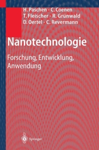 Cover image: Nanotechnologie 9783540210689