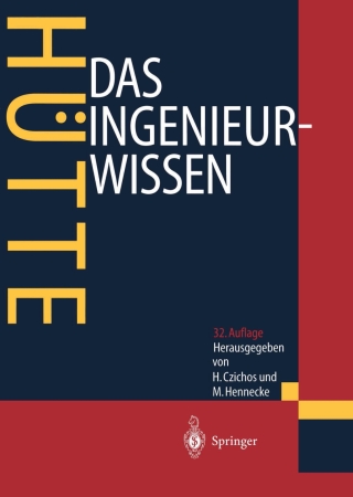 Cover image: HÜTTE - Das Ingenieurwissen 32nd edition 9783540203254