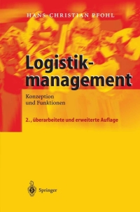 Imagen de portada: Logistikmanagement 2nd edition 9783540004684