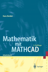 Cover image: Mathematik mit Mathcad 3rd edition 9783540204244