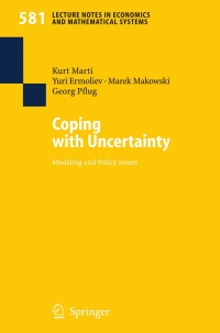 Cover image: Coping with Uncertainty 1st edition 9783540352587