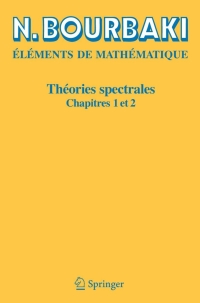 Imagen de portada: Théories spectrales 9783540353300