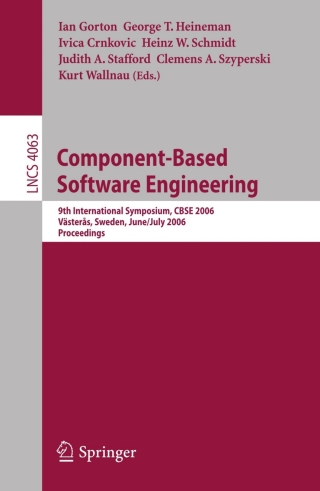 Imagen de portada: Component-Based Software Engineering 1st edition 9783540356288
