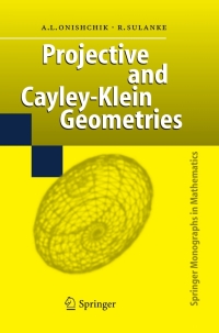 Immagine di copertina: Projective and Cayley-Klein Geometries 9783540356448