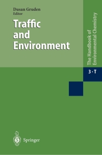 Cover image: Traffic and Environment 1st edition 9783540000501
