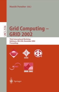 Cover image: Grid Computing - GRID 2002 1st edition 9783540001331