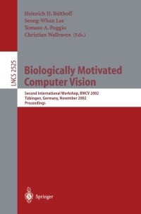 Cover image: Biologically Motivated Computer Vision 1st edition 9783540001744