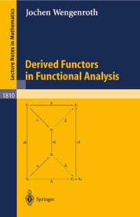 Imagen de portada: Derived Functors in Functional Analysis 9783540002369