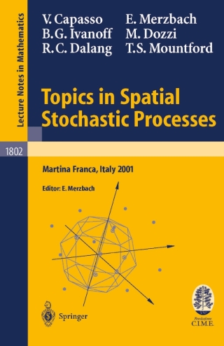 表紙画像: Topics in Spatial Stochastic Processes 9783540002956