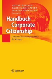 Imagen de portada: Handbuch Corporate Citizenship 1st edition 9783540363576