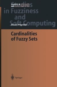 表紙画像: Cardinalities of Fuzzy Sets 9783642535147