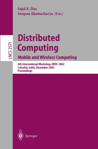 Cover image: Distributed Computing 1st edition 9783540003557