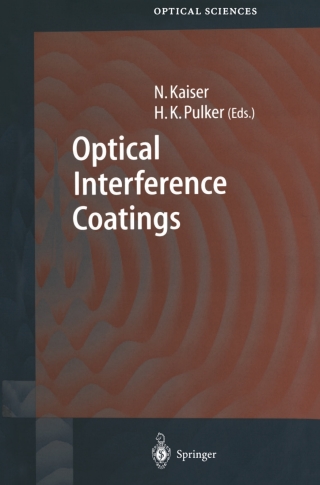 Cover image: Optical Interference Coatings 1st edition 9783540003649
