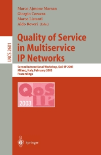 Cover image: Quality of Service in Multiservice IP Networks 1st edition 9783540006046