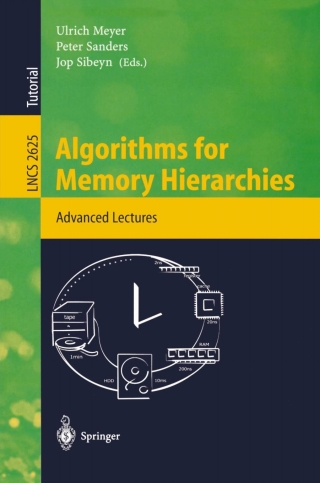 Titelbild: Algorithms for Memory Hierarchies 1st edition 9783540008835