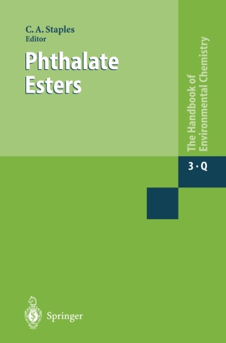 Imagen de portada: Phthalate Esters 1st edition 9783540009924