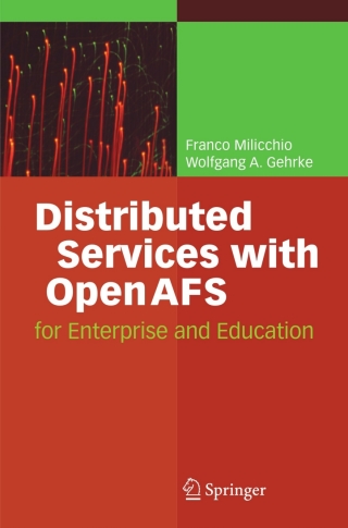 Cover image: Distributed Services with OpenAFS 9783642071720