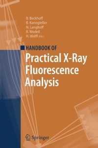 Cover image: Handbook of Practical X-Ray Fluorescence Analysis 1st edition 9783540286035