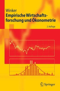 表紙画像: Empirische Wirtschaftsforschung und Ökonometrie 2nd edition 9783540367789