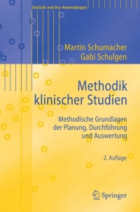 صورة الغلاف: Methodik klinischer Studien 2nd edition 9783540369899