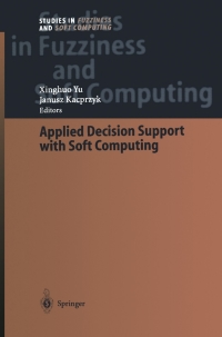 Cover image: Applied Decision Support with Soft Computing 1st edition 9783540024910