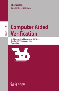 Titelbild: Computer Aided Verification 1st edition 9783540374060