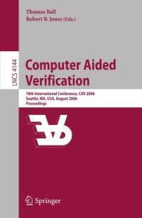 Immagine di copertina: Computer Aided Verification 1st edition 9783540374060