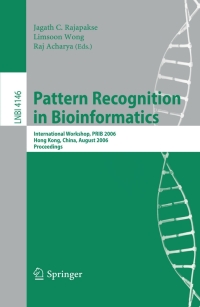 Cover image: Pattern Recognition in Bioinformatics 1st edition 9783540374466