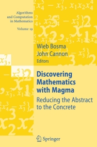 Cover image: Discovering Mathematics with Magma 1st edition 9783540376323