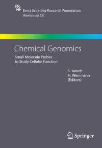 Immagine di copertina: Chemical Genomics 1st edition 9783540278658