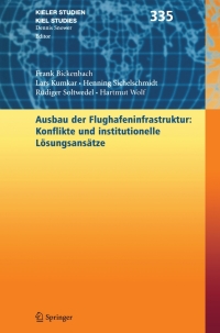 Cover image: Ausbau der Flughafenstruktur: Konflikte und institutionelle Lösungsansätze 9783540294184