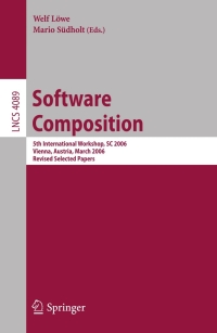Cover image: Software Composition 1st edition 9783540376576