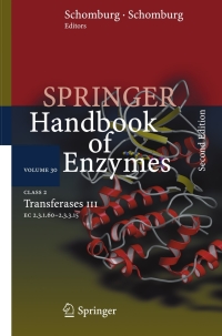 Cover image: Class 2 Transferases III 2nd edition 9783540325833