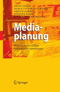 Cover image: Mediaplanung 5th edition 9783540377795