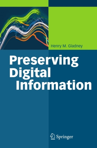 Titelbild: Preserving Digital Information 9783540378860