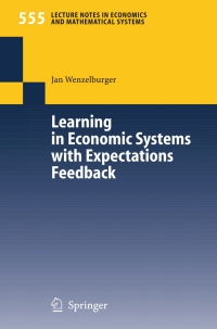 Cover image: Learning in Economic Systems with Expectations Feedback 9783540243229