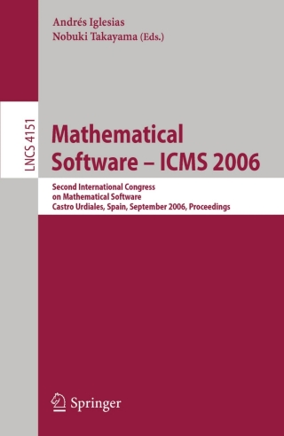Cover image: Mathematical Software - ICMS 2006 1st edition 9783540380849