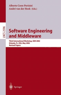 Cover image: Software Engineering and Middleware 1st edition 9783540075493