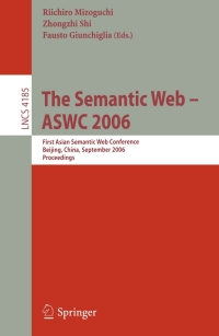 Cover image: The Semantic Web – ASWC 2006 1st edition 9783540383291