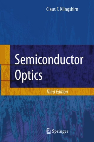 Titelbild: Semiconductor Optics 3rd edition 9783540383451