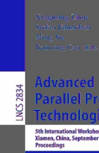 表紙画像: Advanced Parallel Processing Technologies 1st edition 9783540200543