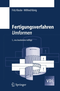 Cover image: Fertigungsverfahren 4 5th edition 9783540236504